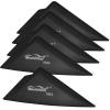 imageNEWISHTOOL 5Pack Window Tint Tools Triangle Squeegee 100A Hardness Black Corner Tool With MultiEdge for PPF Car Wrapping Film ApplicationBlack100a