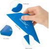 imageNEWISHTOOL 5Pack Window Tint Tools Triangle Squeegee 100A Hardness Black Corner Tool With MultiEdge for PPF Car Wrapping Film ApplicationBlue70a