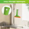 imageNEWISHTOOL AllPurpose Small Silicone Squeegee for Car ampamp Home Cleaning 3 Pack Window Tint Scraper for Car Windshield Shower Bathroom Glass Door WashingGreenorange