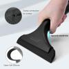 imageNEWISHTOOL AllPurpose Small Silicone Squeegee for Car ampamp Home Cleaning 3 Pack Window Tint Scraper for Car Windshield Shower Bathroom Glass Door WashingAll Black