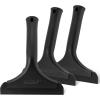 imageNEWISHTOOL Car Glass Small Window Squeegee Auto Water Blade Side Mirror Water Wiper Shower Squeegee for Glass Doors 59quot Blade 75quot Long Handle Silicone Squeegee 3 PackAll Black