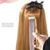 imageNEWISHTOOL Hair Extension Tools Kit Tape in Plier ampamp Comb Tool Stainless Steel Sealing Pliers Flat Surface Hair Extension Tool Human Hair Extensions Styling Hair Pliers Tool Tape Clamping Pliers KitGold 2