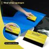 imageNEWISHTOOL Hard Vinyl Sign Squeegee 3 PCS 5Inch Felt Edge Sturdy Squeegee and Spare Fabric Felt Replacements Vinyl Application Tools for Sign Making Car Wrapping Auto Window Tint Film Installing