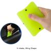 imageNEWISHTOOL Magnetic PPF Squeegee for Vinyl 3 PCS Different Sizes VBlade TPU Rubber Scraper Packed in Box Auto Glass Window Tint Squeegee PPF Installing Tools Water Removal BladeNeon Green
