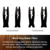 imageNEWISHTOOL Micro Links Hair Extensions Kit Hair Extension Pliers for Beads Hair Extension Loop Needle Pulling Hook Tool Bead Device Tool Kits Micro Link Tools for Hair or Feather Extensions StylingBlack