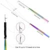imageNEWISHTOOL Micro Links Hair Extensions Kit Hair Extension Pliers for Beads Hair Extension Loop Needle Pulling Hook Tool Bead Device Tool Kits Micro Link Tools for Hair or Feather Extensions StylingRainbow