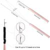 imageNEWISHTOOL Micro Links Hair Extensions Kit Hair Extension Pliers for Beads Hair Extension Loop Needle Pulling Hook Tool Bead Device Tool Kits Micro Link Tools for Hair or Feather Extensions StylingPink