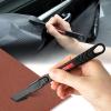 imageNEWISHTOOL Micro Squeegee Vinyl Wrap Tool 6 in 1 Pro Wrapping Stick Squeegee Tuck Tools HeatResistant POM Car Wrapping Tool Seam Edge Detail Application for Vinyl Tucking Sealing and Film Cutting