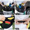imageNEWISHTOOL Oxford Pocket Apron 13 Pockets Work Waist Tool Apron Duty Car Wrap Tools Bag for Film Application and Sign Making Adjustable Waist Strap Tools Pouch and Gloves for Adults