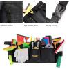 imageNEWISHTOOL Oxford Pocket Apron 13 Pockets Work Waist Tool Apron Duty Car Wrap Tools Bag for Film Application and Sign Making Adjustable Waist Strap Tools Pouch and Gloves for Adults