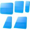 imageNEWISHTOOL PPF Squeegee for Vinyl Soft Rubber Scraper PPF Tools 3IN1 Small Squeegee for Paint Protection Film Installing Vinyl Wrap Window Tint Auto Glass Cleaning TPU Scraping Tool Scratch FreeBlue With Box Set
