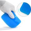 imageNEWISHTOOL PPF Squeegee for Vinyl Soft Rubber Scraper PPF Tools 3IN1 Small Squeegee for Paint Protection Film Installing Vinyl Wrap Window Tint Auto Glass Cleaning TPU Scraping Tool Scratch FreeBlue With Box Set