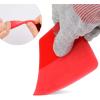 imageNEWISHTOOL PPF Squeegee for Vinyl Soft Rubber Scraper PPF Tools 3IN1 Small Squeegee for Paint Protection Film Installing Vinyl Wrap Window Tint Auto Glass Cleaning TPU Scraping Tool Scratch FreeMagnet Red Box Set