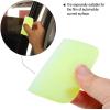 imageNEWISHTOOL PPF Squeegee for Vinyl Soft Rubber Scraper PPF Tools 3IN1 Small Squeegee for Paint Protection Film Installing Vinyl Wrap Window Tint Auto Glass Cleaning TPU Scraping Tool Scratch Free3 Colors