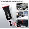 imageNEWISHTOOL Professional Car Tint Tools Long Handle Squeegee ampamp Rope with Different Hardness Rubber Blade for Windshield Washing ampamp Tinting