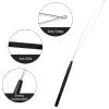 imageNEWISHTOOL Stainless Steel Hair Extension Tool Kit Loop Needle Pulling Hook and Threader Wire Beads Device for Hair Micro Links Hair Kit for Silicone Beads Feathers Hair Extension StylingBlack