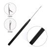 imageNEWISHTOOL Stainless Steel Hair Extension Tool Kit Loop Needle Pulling Hook and Threader Wire Beads Device for Hair Micro Links Hair Kit for Silicone Beads Feathers Hair Extension StylingBlack