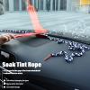 imageNEWISHTOOL Tint Tools for Car Window Tinting ampamp Windshield Cleaning Rubber Blade Bulldozer Squeegee with Soak Rope Tool
