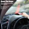 imageNEWISHTOOL Tint Tools for Car Window Tinting ampamp Windshield Cleaning Rubber Blade Bulldozer Squeegee with Soak Rope Tool