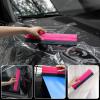 imageNEWISHTOOL Vinyl Wrap Squeegee for Vinyl Big Size Wallpaper Smoothing Squeegee 3 Pack 25CM Decals Squeegee with Ruler ampamp Micro Suede Felt Edge for Sign Making Graphic Window Tint Film ApplicationRose Pink