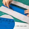 imageNEWISHTOOL Vinyl Wrap Squeegee for Vinyl Big Size Wallpaper Smoothing Squeegee 3 Pack 25CM Decals Squeegee with Ruler ampamp Micro Suede Felt Edge for Sign Making Graphic Window Tint Film ApplicationBlue