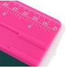 imageNEWISHTOOL Vinyl Wrap Squeegee for Vinyl Big Size Wallpaper Smoothing Squeegee 3 Pack 25CM Decals Squeegee with Ruler ampamp Micro Suede Felt Edge for Sign Making Graphic Window Tint Film ApplicationRose Pink