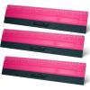 imageNEWISHTOOL Vinyl Wrap Squeegee for Vinyl Big Size Wallpaper Smoothing Squeegee 3 Pack 25CM Decals Squeegee with Ruler ampamp Micro Suede Felt Edge for Sign Making Graphic Window Tint Film ApplicationRose Pink
