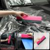 imageNEWISHTOOL Vinyl Wrap Squeegee for Vinyl Big Size Wallpaper Smoothing Squeegee 3 Pack 25CM Decals Squeegee with Ruler ampamp Micro Suede Felt Edge for Sign Making Graphic Window Tint Film ApplicationRose Pink
