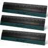 imageNEWISHTOOL Vinyl Wrap Squeegee for Vinyl Big Size Wallpaper Smoothing Squeegee 3 Pack 25CM Decals Squeegee with Ruler ampamp Micro Suede Felt Edge for Sign Making Graphic Window Tint Film ApplicationBlack
