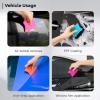 imageNEWISHTOOL Vinyl Wrap Squeegee with Wing Shaped Blade for Vehicle Wrapping Sign Marking Window Film Application Rounded ampamp Squared Corners inOne 4quot Squeegee with Felt 4Pack Different Hardness4 Colors