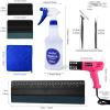 imageNEWISHTOOL Vinyl Wrap Tool Kit with Heat Gun for Vinyl Vinyl Wrap Kit PPF Installation Kit Vinyl Application Tools Car Tint Windows Kit Includes Spray Bottle Felt Squeegee and Vinyl Wrap KnifeCR030