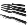 imageNEWISHTOOL Window Tint Tool 5 PCS Black Corner Squeegee with Long Handle and Flat Lip for Window Tinting Film InstallationBlack