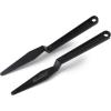 imageNEWISHTOOL Window Tint Tool 5 PCS Black Corner Squeegee with Long Handle and Flat Lip for Window Tinting Film InstallationBlack