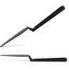 imageNEWISHTOOL Window Tint Tool 5 PCS Black Corner Squeegee with Long Handle and Flat Lip for Window Tinting Film InstallationBlack
