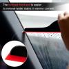 imageNEWISHTOOL Window Tint Tools 3 PCS Side Wiper Swiper Silicone Squeegee Car Squeegee Water Blade with Long Handle for Auto Window Tinting Glass Film Installation Windshield Cleaning ampamp Water Removing