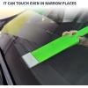imageNEWISHTOOL Window Tint Tools Bulldozer Squeegee Kit Green Wide Mouth ampamp Scrubber Paddle Scraper with Spare Scouring Pads for Windshield Cleaning Window Film Installing Long Handle Tint ToolsGreen