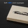 imageNEWISHTOOL Wool Felt Squeegee for Window Tinting 2 Sizes Shrink Wool Squeegee ScratchFree Soft Window Tint Applicator