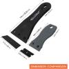 imageNewishTool Plastic Razor Scraper with 3Inch Blade Pack of 2 with 20 Extra Blades for Glue Residue Labels Decals ampamp Stickers on Windows ampamp Glass