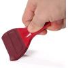 imagePack of 2 Small Squeegee Soft Rubber Blade Screen Printing Squeegee SelfAdhesive Screen Mesh Stencil Painting Squeegee for Apply Chalk Paste or Ink Desktop Screen Cleaning Tools