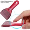 imagePack of 2 Small Squeegee Soft Rubber Blade Screen Printing Squeegee SelfAdhesive Screen Mesh Stencil Painting Squeegee for Apply Chalk Paste or Ink Desktop Screen Cleaning Tools