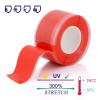 imageSelfFusing Silicone Fusional Repair Tape  SelfAdhesive for Leak Seal Repair  Electrical Insulation  Heat Resist ampamp Waterproof  Airtight  MultiPurpose Soft Rubber Strip  3m x 25mm x 05mm  Red