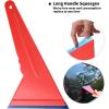 imageVehicle Tint Squeegee PPF Tools Car Wrap Kit Corner Shank Scraper Window Water Wiper Knife Blade Cutter Car Paint Protective Film Wrapping Kit Window Tint Tools PPF Installation Kit