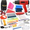 imageVinyl Wrap Tool Kit for Car Wrapping Window Tinting Film Application and PPF Installation Includes 110V Heat Gun for Vinyl Toolkit Bag Micro Wrap Squeegee Magnet Holder Film Cutter Scraper
