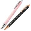 imageNEWISHTOOL 2 Pack Glitter Pin Pen Weeding Tool Air Relase Pen for Car Wrap Installation Vinyl Craft Adhesive Weeding and Removing Negative Pieces Shinny Sequins Weed Pens for VinylGlitter Pink  Black