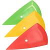 imageNEWISHTOOL 3 PCS Go Corner Contour Squeegee for Vinyl PPF Vinyl Wrap Window Tint Squeegee with Different Hardness Car Tinting Tool Pointed Triangle FineEdge Reach Flexible Plastic Card Scraper