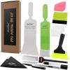 imageNEWISHTOOL Car Tint Kit Window Tinting Tools for WindshieldRear Glass Film Install and Clean  Includes Bulldozer Squeegee Felt Squeegee Window Scraper Small PPF Utility Knife Vinyl Wrap Cutter