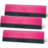 imageNEWISHTOOL Vinyl Wrap Squeegee for Vinyl Big Size Wallpaper Smoothing Squeegee 3 Pack 25CM Decals Squeegee with Ruler ampamp Micro Suede Felt Edge for Sign Making Graphic Window Tint Film ApplicationRose Pink