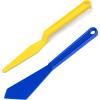 imageNEWISHTOOL Window Tint Tool Includes Long Handle Shank Gasket Squeegee and Corner Chisel Squeegee for Getting Tint in Tight Spots Hard to Reach Areas Car Door Tinting Film Tucking and Installing
