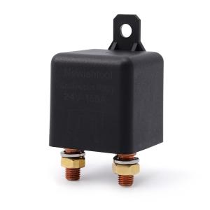image24V 150A Continuous Duty Relay Starter Switch Automotive Split Charger Relay Power Changeover Control SPST 4 Pin Terminals Normal Open Contactor Switches for Marine Vehicle