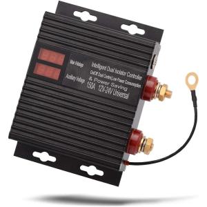 image250 AMP Universal 12V24V VSR Voltage Sensitive Relay Intelligent Dual Battery Isolator Kit for Car Truck RV Emergency Battery Starter Switch Heavy Duty Charge Power Relay150 AMP